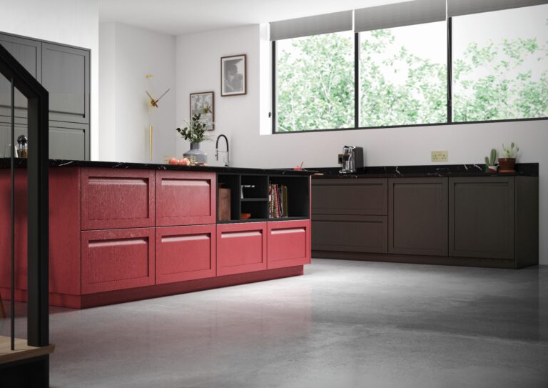 Harborne Graphite and CMS Chicory Red 2