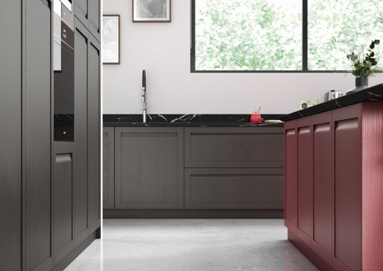 Harborne Graphite and CMS Chicory Red 4