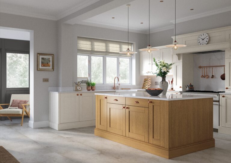 Madison Light Oak and Ivory 1