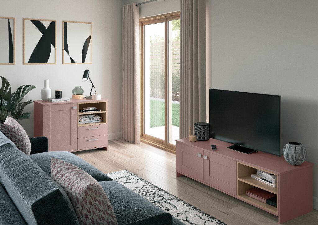 Madison Vintage Pink and Slate Blue 5