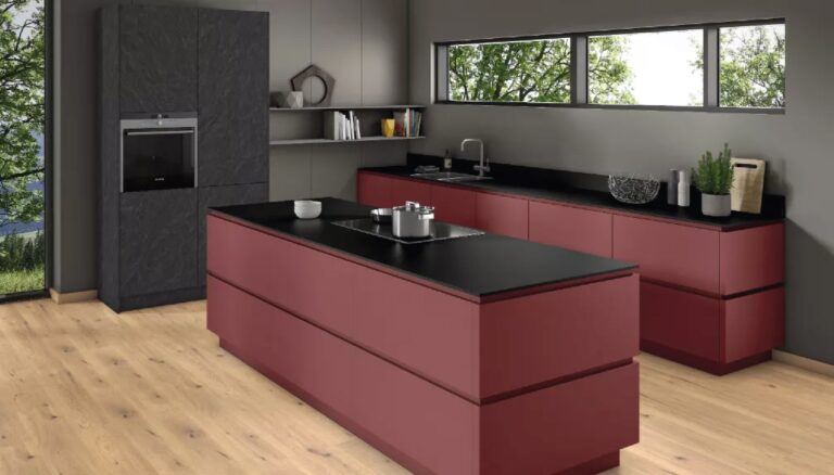 Milano Garnet Red and Scivaro Slate