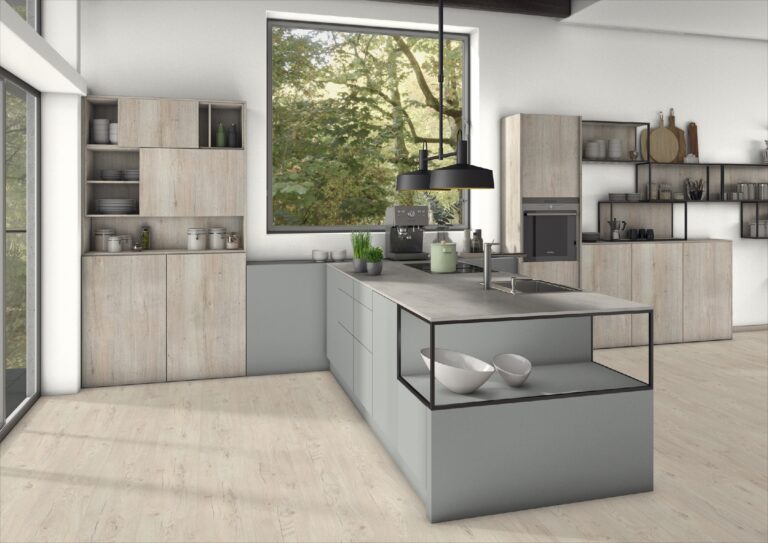 Milano Sand Grey Halifax Oak and Dust Grey