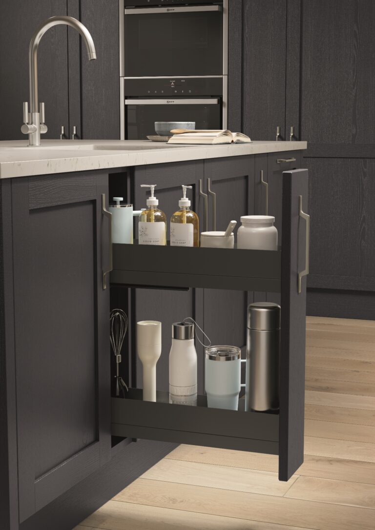 Newcombe Indigo and Light GreySUB SlimPremea Lava150 cabinet