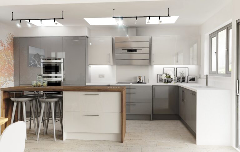 Roma Dark Grey and Cream