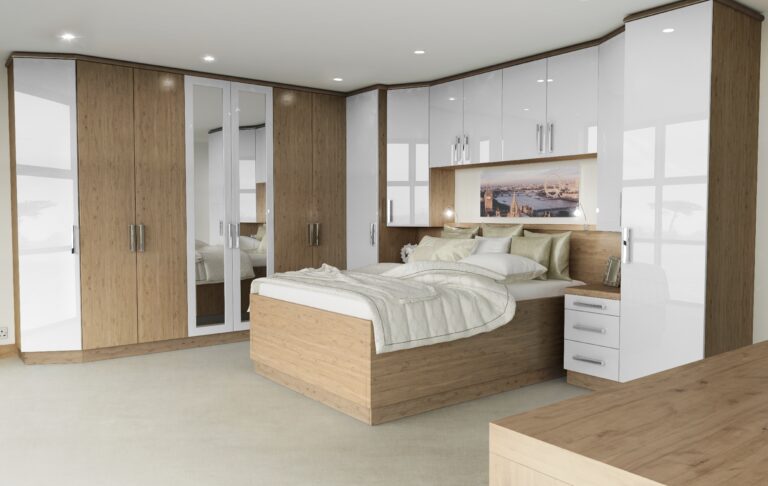 Roma Frost White & Milano Light Sorano Oak 1