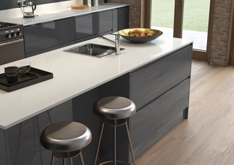 Strada Gloss Graphite and Porcelain 1