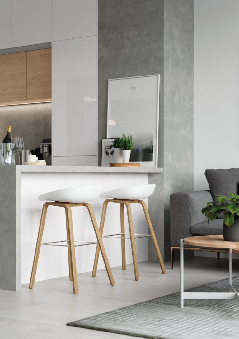 Zola Gloss White and Tavola Parched Oak 6