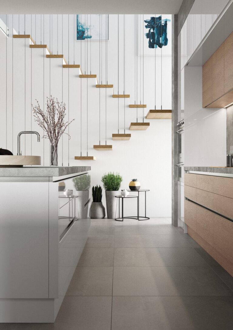 Zola Gloss White and Tavola Parched Oak 7