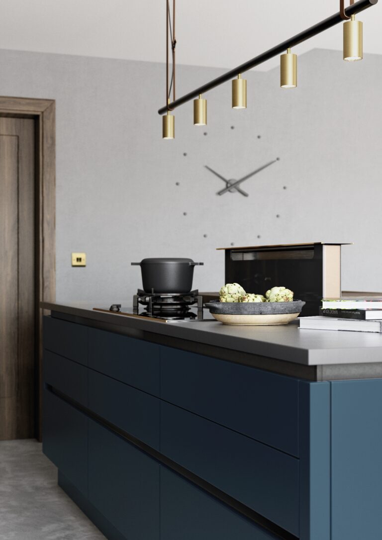 Zola Matte Marine and Ferro Brass 6