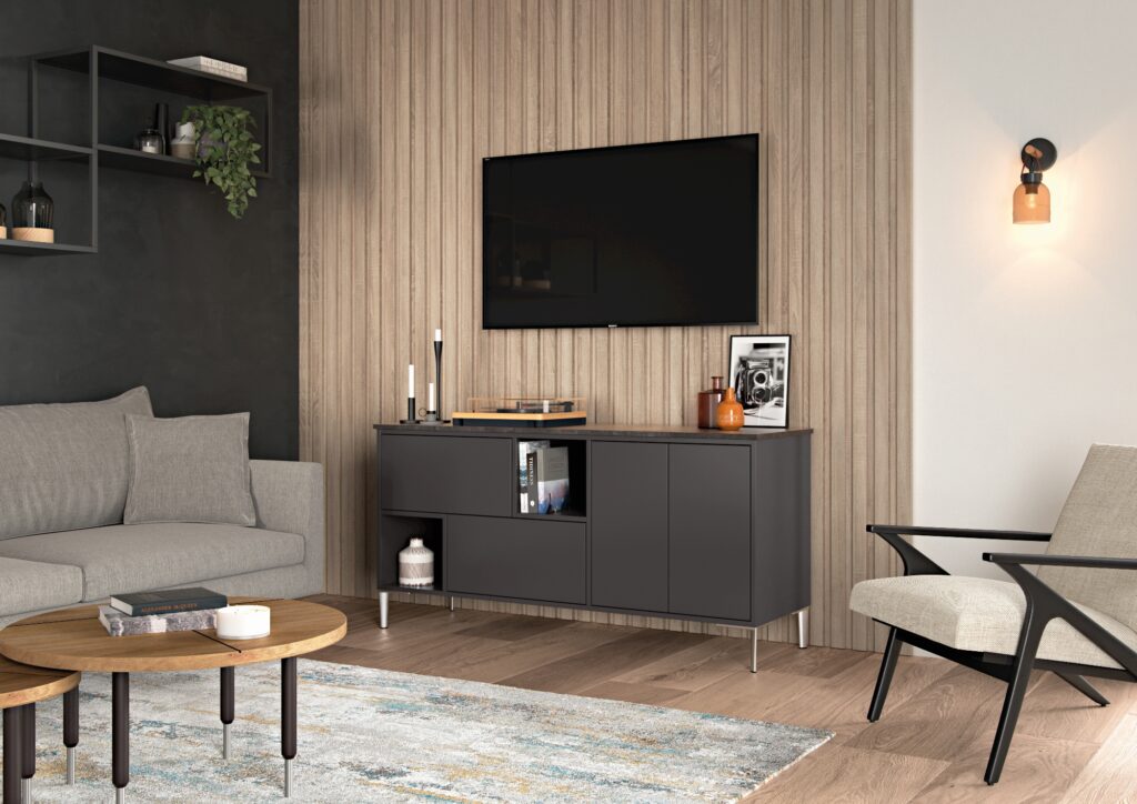 Zola Soft-Matte Graphite and Light Grey 3